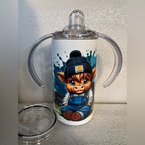 Country boy grow with me sippy cup